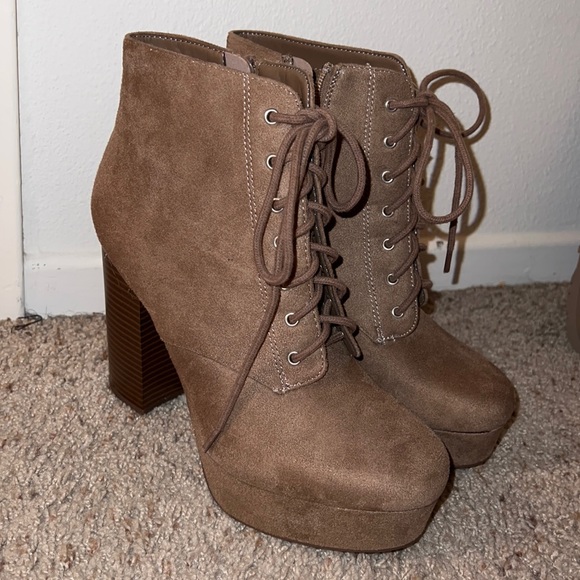 Sheike Shoes - Heeled brown booties